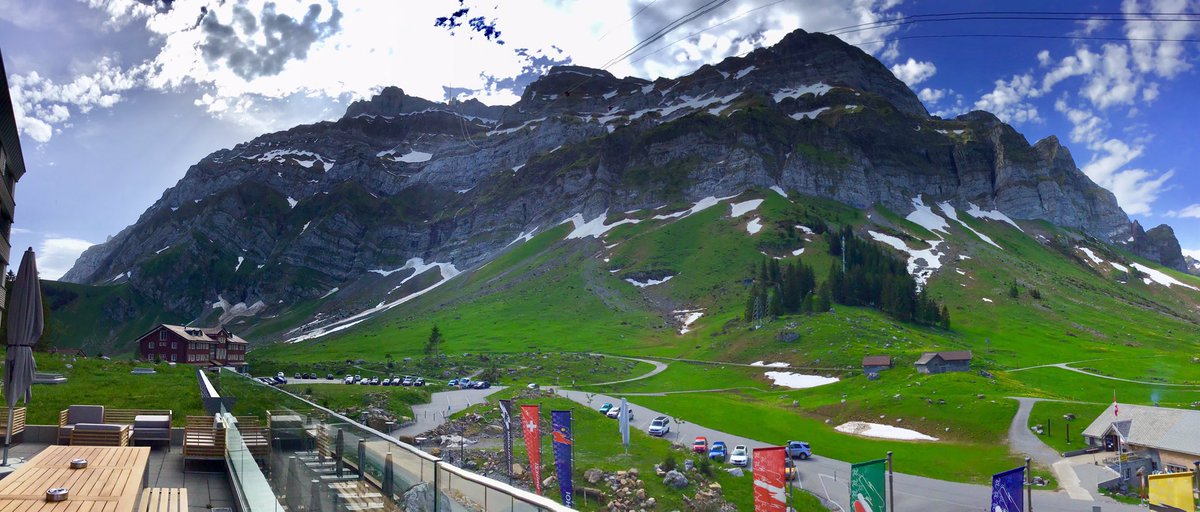 mdecky's tweet photo. Säntis, 2502 meters above sea. What a beautiful backdrop for the @systemssummit. https://t.co/TMMHDipzwy