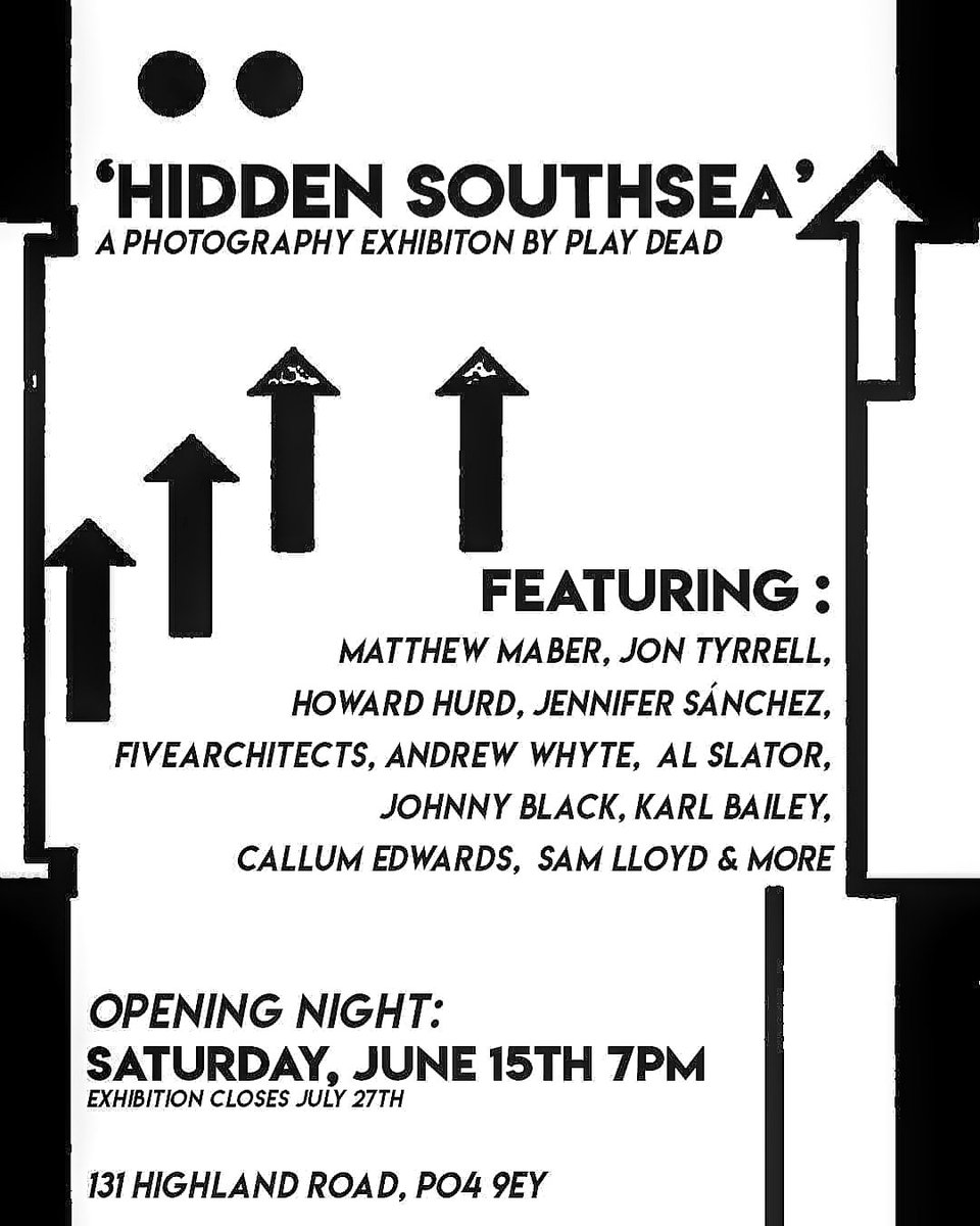 Tomorrow 🙂📷📷📷
<a href="/playdeadgallery/">playdead</a> #Southsea