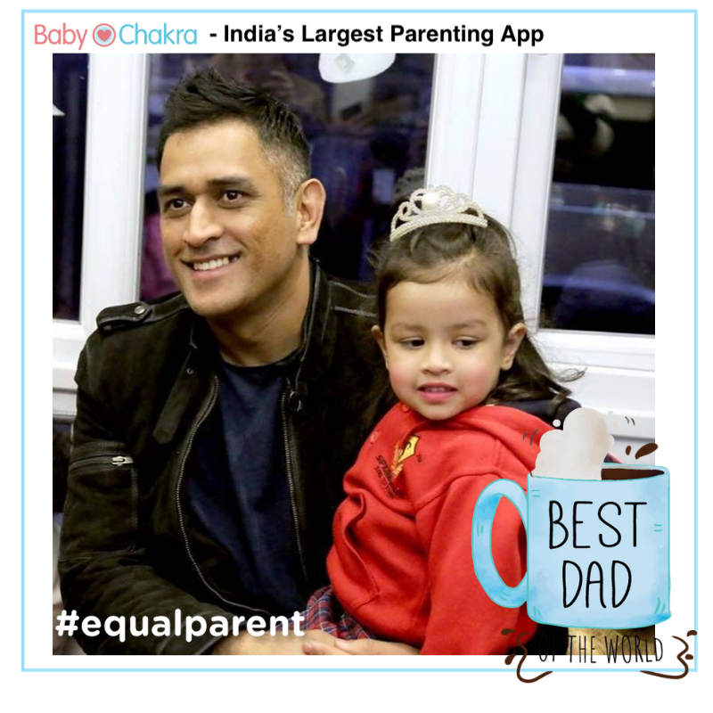 myBabyChakra's tweet photo. Nominating @msdhoni as an #EqualParent #fathersday2019
RT NOW If YOU Vote for Him. Celeb with Max votes wins India's #EqualParent Award!
#FathersDay #BabyChakraDad #BabyChakra #vote #india
@imDhoni_fc
@DHONIism
@msdfansofficial
@BleedDhonism @MSD1official
@BCCI @BCCIdomestic https://t.co/Ig00xpgg6m