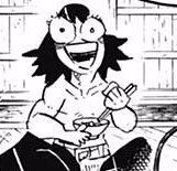 i was dreading to draw the chopstick holding part but then I remembered inosuke doesn't know how to eat properly with chopsticks 