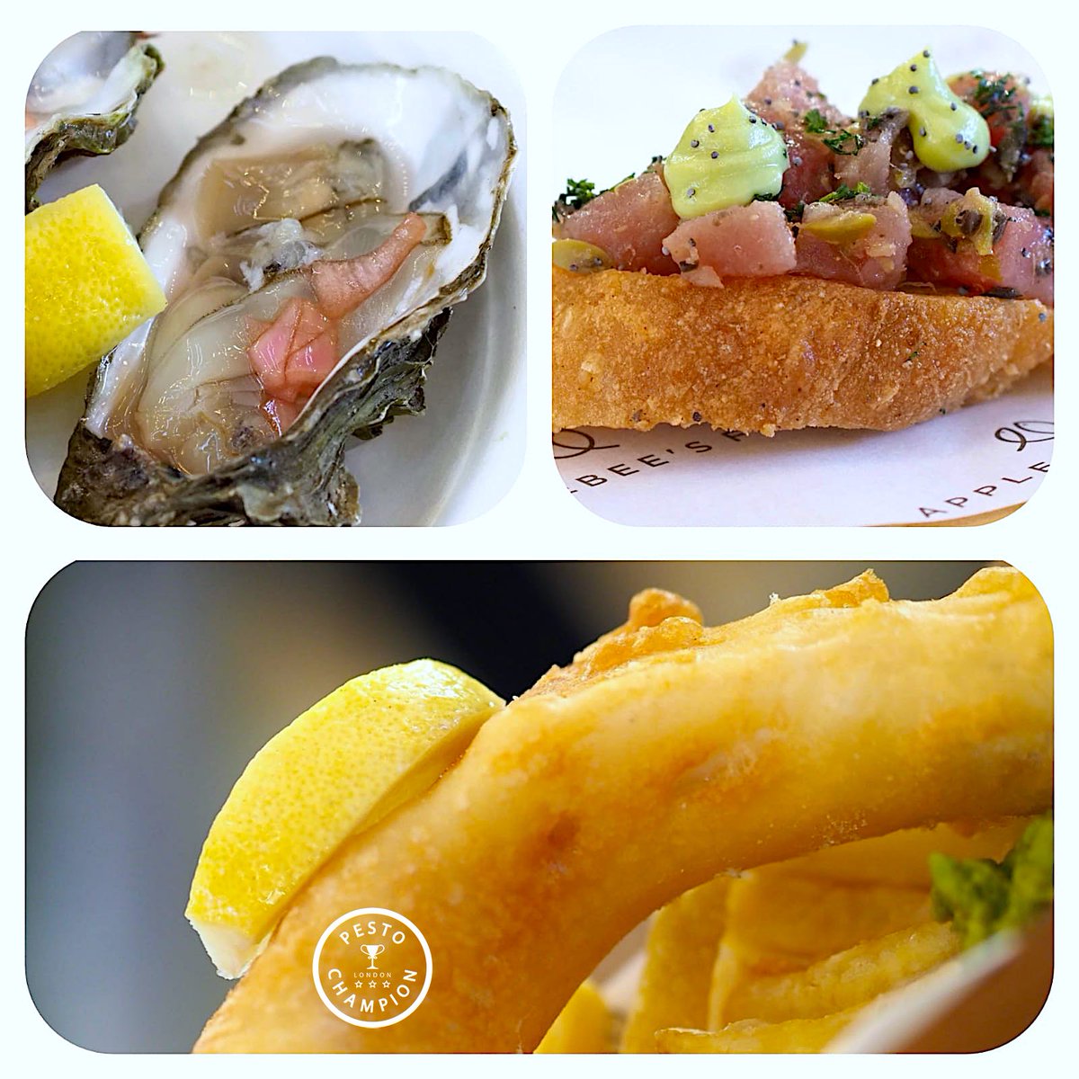 PestoChampion's tweet photo. 😀 #Goodmorning all 🍤 Such #tasty seafood delights at the launch of #applebeesfish #PopUp in #MySouthBank🐟 🍟
.
#PestoChampion #Foodies #FoodPorn #FoodBlogger #Delicious #seafood #Crab #Salmon #Ceviche #FishAndChips #FridayFeeling #SCSummer #FridayFish #Oysters #tuna #foodies https://t.co/0Dtni9Oisf