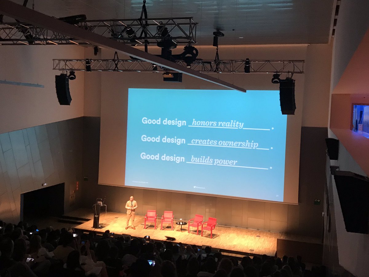 IsaRoigLlorca's tweet photo. @georgeaye about Good Design #BDWsummit @BCD_barcelona #SSDBCN @BcnDesignWeek https://t.co/IYWEqRxENq
