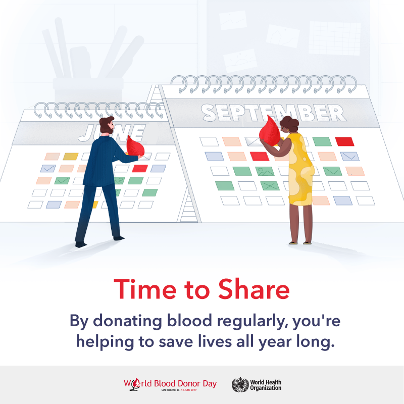 WHOWPRO's tweet photo. Blood transfusions save millions of lives every year. But many who need a transfusion can’t get safe blood.

What can you do?
-find out your blood type, register as a donor and give regularly
-encourage friends and family to donate
-volunteer with the blood service

#GiveBlood https://t.co/FNRO4FmLo9