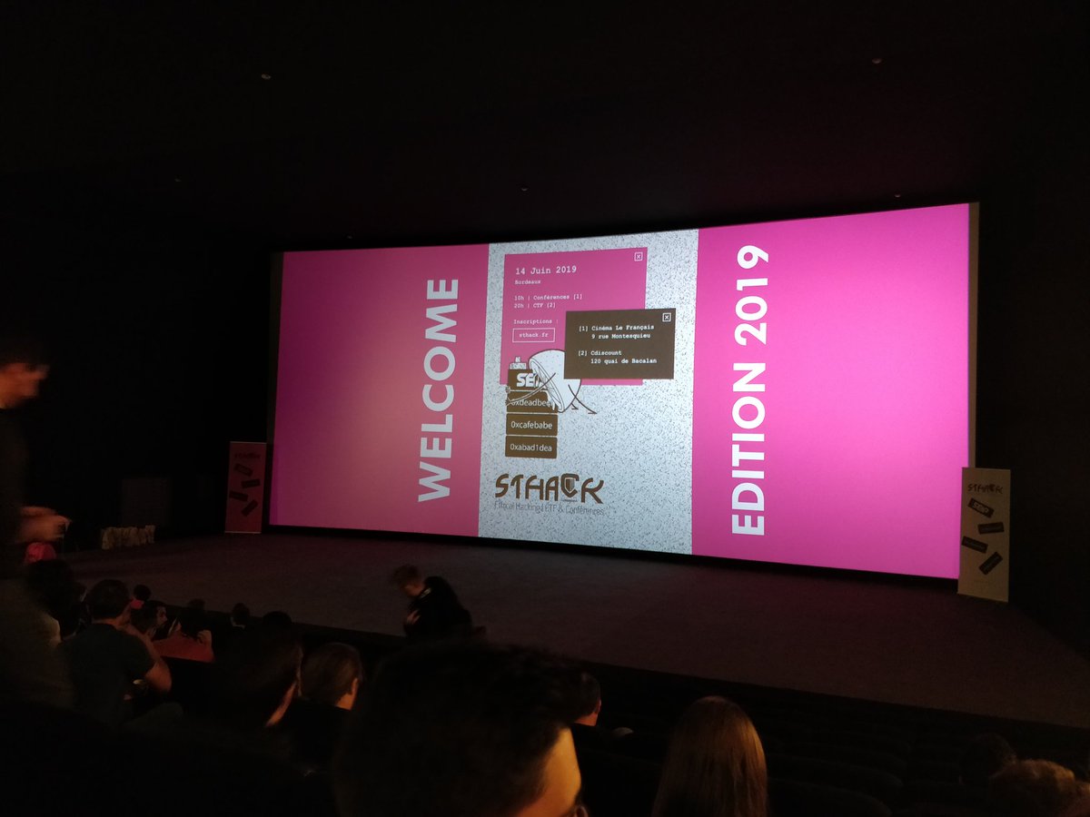 C'est parti pour la sthack !