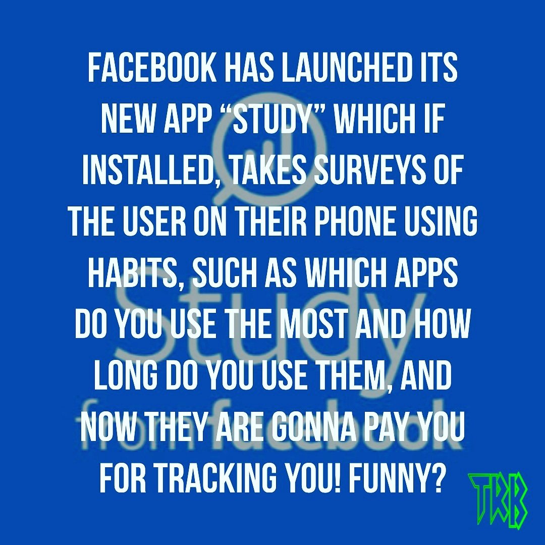 techrbuncom's tweet photo. This time they are actually paying you for tracking you!🤣
#technews #technology #tech #techworld #gadgets #innovation #techy #news #earnfromfacebook #techno #techies #futuretech #technologies #dataleak #techgeek #techlover #techupdates #smartphone #phone #facebookstudy #techrbun https://t.co/cpolM5qW1s