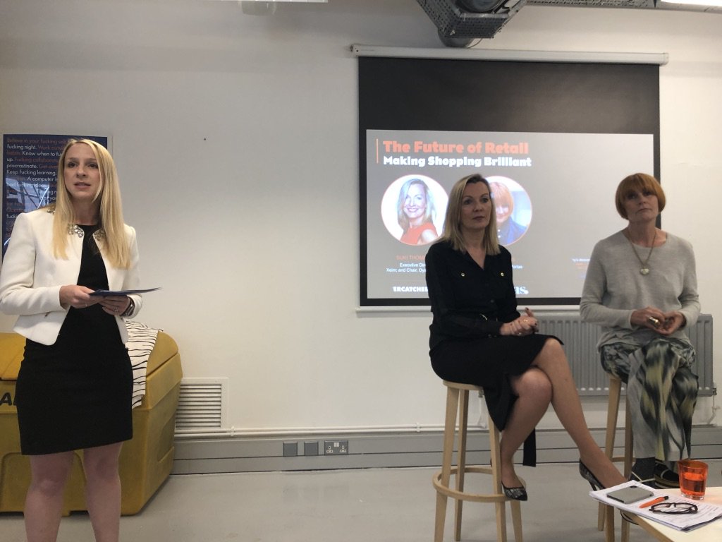 Yesterday mornings treat.  Back at my old stomping ground @portasagency seeing old friends and hearing about the future of retail from the formidable and funny @maryportas interviewed by fellow @WACL1 @Sukithompson @Oystertweet.  Thanks for the invite!