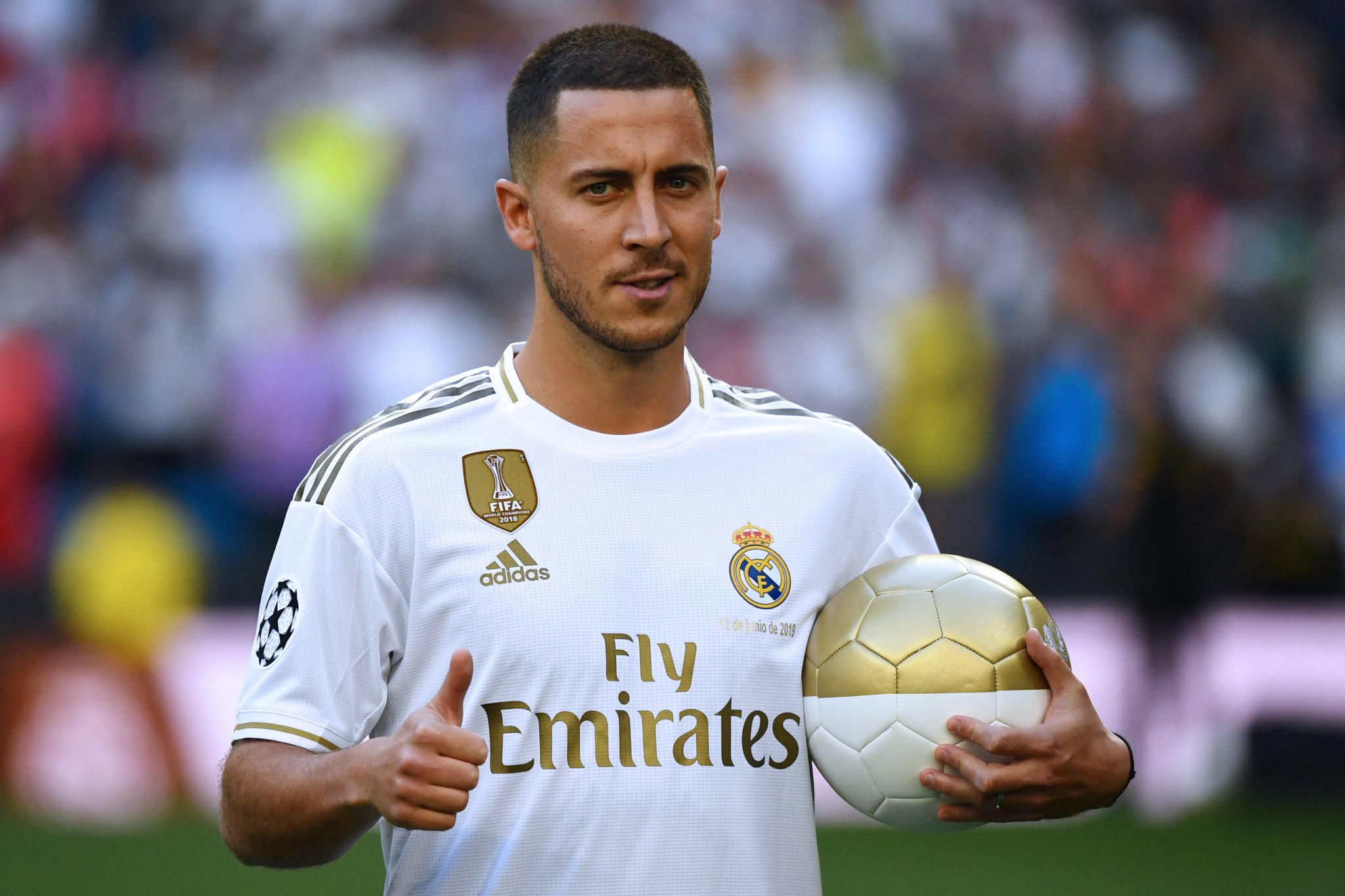 Real Madrid Eden Hazard シャツ ネイビー Real Madrid Eden Hazard シャツ ネイビー