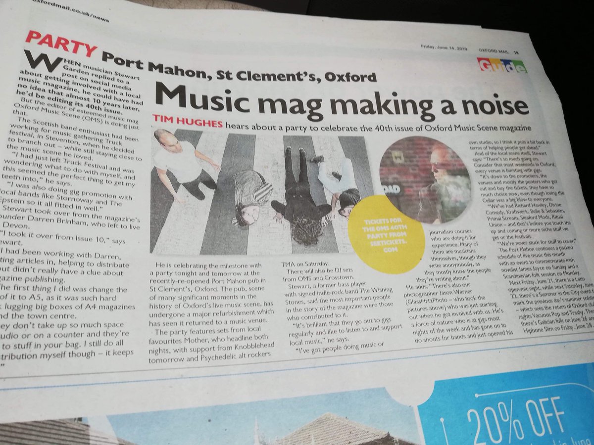 Come down <a href="/Port_Mahon/">Port Mahon</a> tonight and party with <a href="/MotherOX4/">MOTHER</a> #OMS40 <a href="/omsmagazine/">OMS magazine</a> <a href="/OxMailTimHughes/">Tim Hughes</a> <a href="/TheOxfordMail/">Oxford Mail</a> <a href="/BBCIntroOxford/">BBC Music Introducing in Oxfordshire</a> 🤟💄