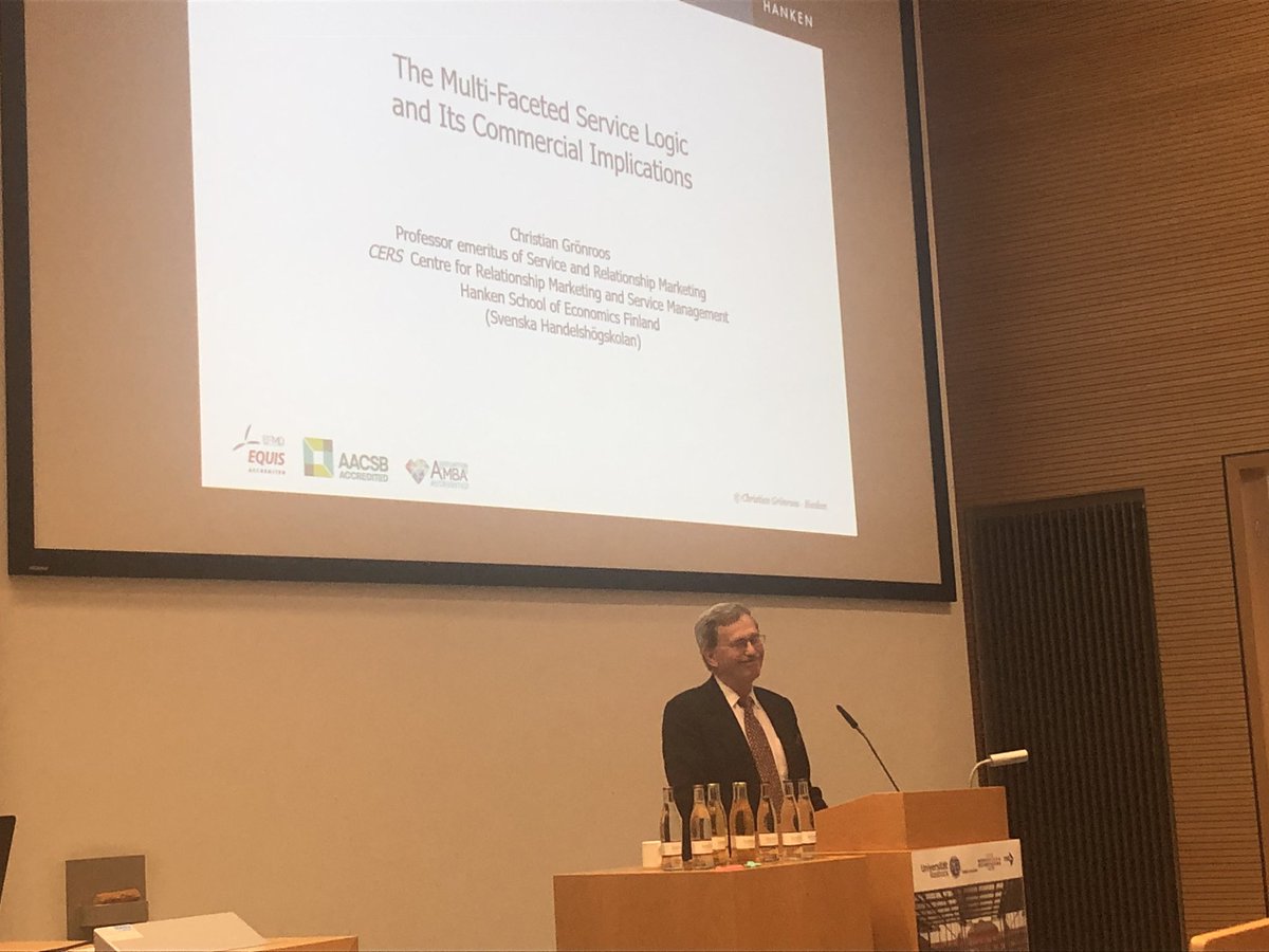 susn's tweet image. Grönroos. Ein fantastischer Dienstleistungsforscher...