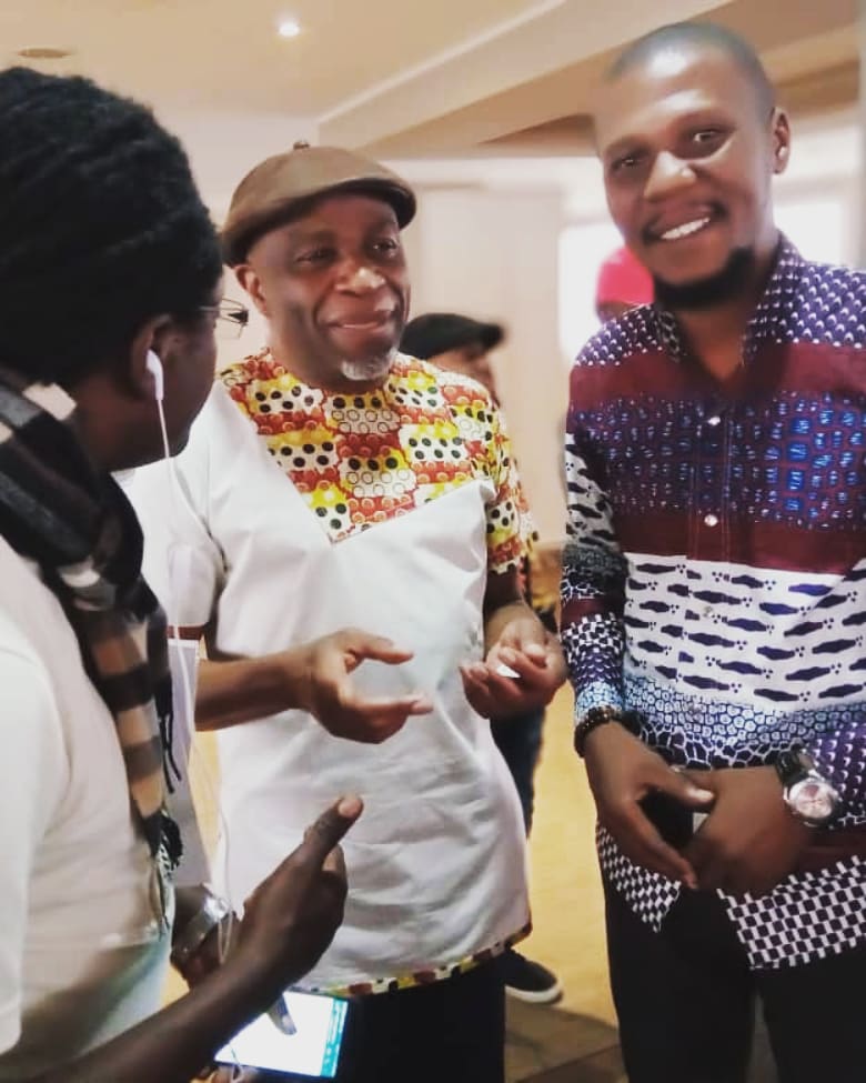JMulassa's tweet photo. Avec des légendes vivantes de la musique du monde : Ray Lema, Gérald Toto et Lokua Kanza pour le Jazzkiff 2019. Bisous à Noëlla Madinga et Suzanne Poupette Mukendi https://t.co/rOSJR8G8SB