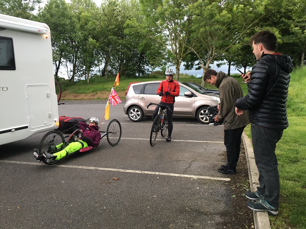 And we’re off for day two of #HandcycleBritain!
Today Mel will be travelling from Okehampton to Filton.
It’s already been a good start as it’s our first one without rain... hoping that continues!
Go Mel!!!
#HandcycleBritain
