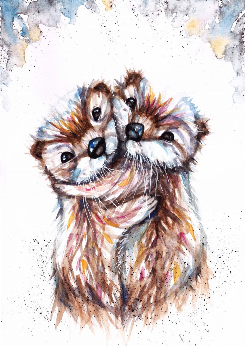 BeeArts1's tweet photo. Cute Otters, #otters,#riveranimals,#rivers,#wildlife,#nature,#watercolourart,#art,#nurseryart,#posterart,#love,#fun,#vegan,#friendship,#family,#woodland,#follow,#cute,#illustration
https://t.co/QGqFKqkPy8 https://t.co/nyio37d9Pb