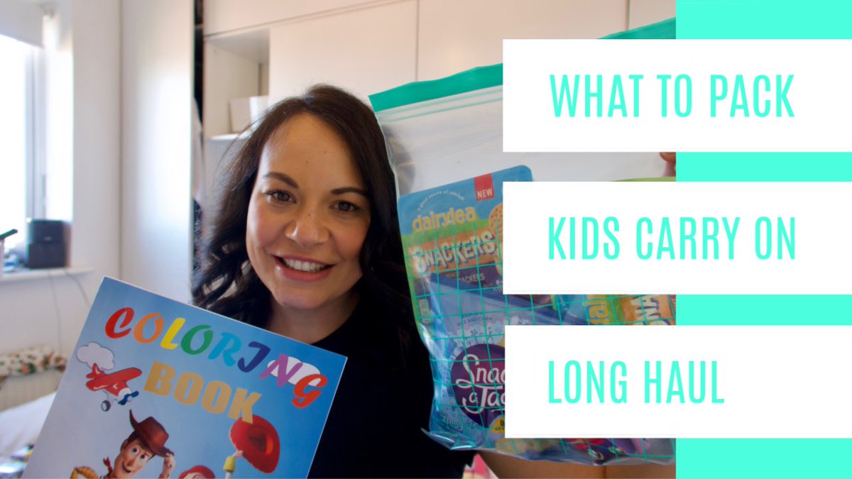 Come and watch my video of what to to pack in a kids carry on bag for a long haul flight youtu.be/JmgGr70TtTY #familytravel #vlog #familytraveltips