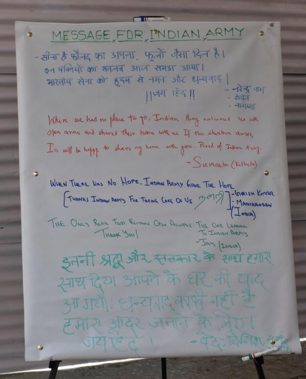 NorthernComd_IA's tweet image. Braving adverse weather, #IndianArmy rescues 81 tourists visiting #Shyok region, stranded on #Partapur- #Turtuk road; immediate shelter, medical aid &amp;amp; warm clothing were provided. 
@adgpi @SpokespersonMoD @PIB_India