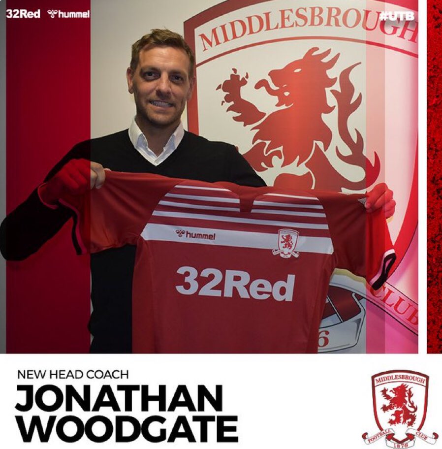 mosc1876's tweet photo. @Boro have confirm Jonathan woodgate as head coach on a three year deal he will be joined by Robbie Keane and the returning duo to the Boro of Leo Percovich and Danny coyne #UTB 🔴⚪️🔴⚪️ https://t.co/Pr3Khu6FFS