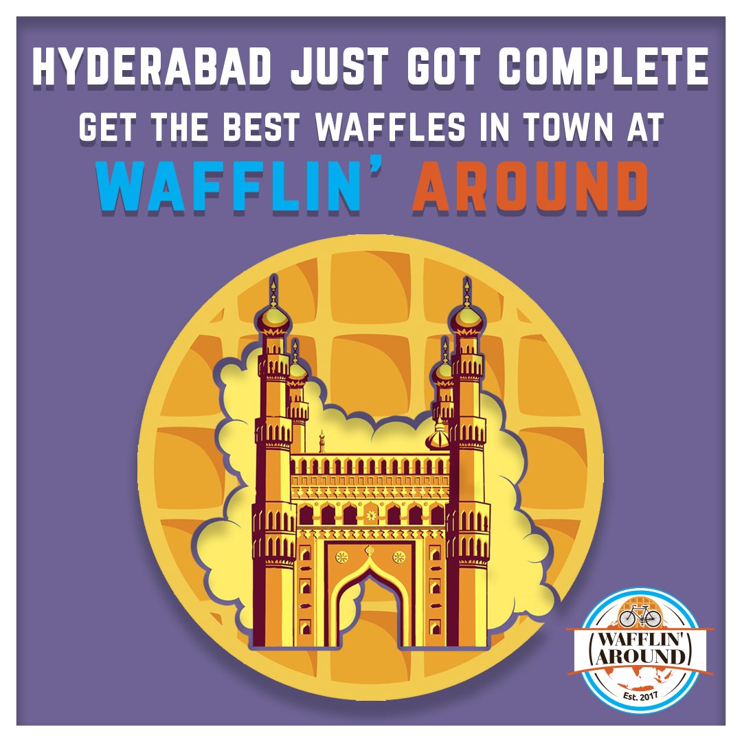 wafflin_around's tweet photo. Hyderabad just got complete - Your favourite waffles are now in town. Visit your closest Wafflin' Around store to enjoy the best sweet and savoury waffles.
.
.
.
#Food #Foodies #Hyderabad #Foodism #Foodgasm #Foodporn #Restaurant #Franchise https://t.co/FWz4Z5Gx1x