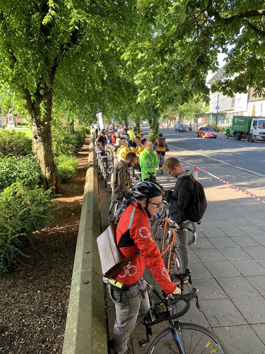 plasticstitch's tweet image. Great start to the day by joining Ride to Work! @nigreenways  #bikeweek #belfast #ROB7