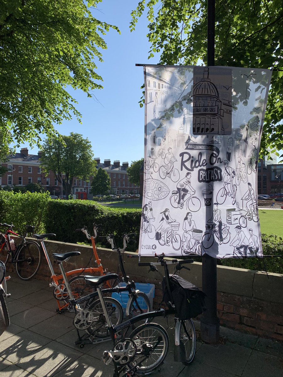 plasticstitch's tweet image. Great start to the day by joining Ride to Work! @nigreenways  #bikeweek #belfast #ROB7