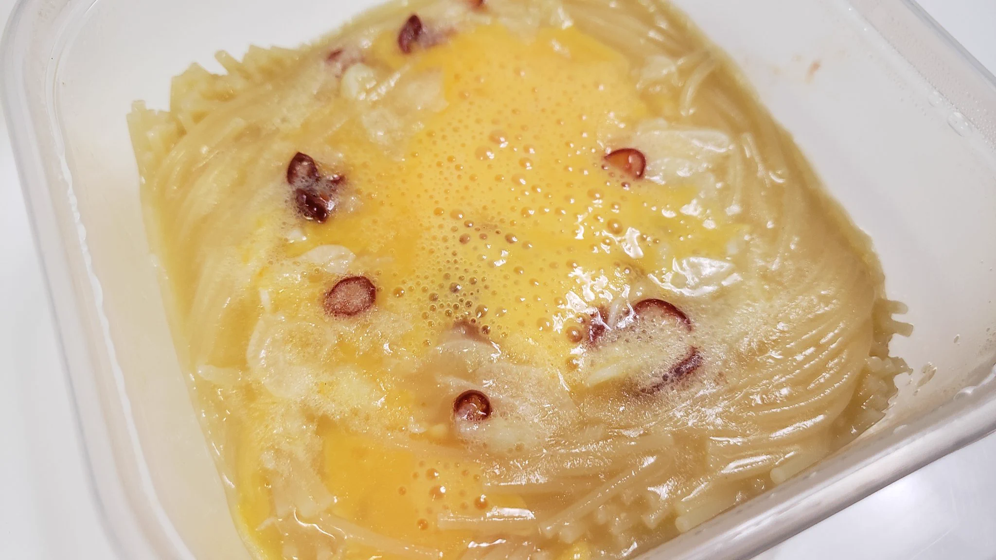 「レンジで作るペペたま」がおいしそう。いろいろアレンジもできそうですね。