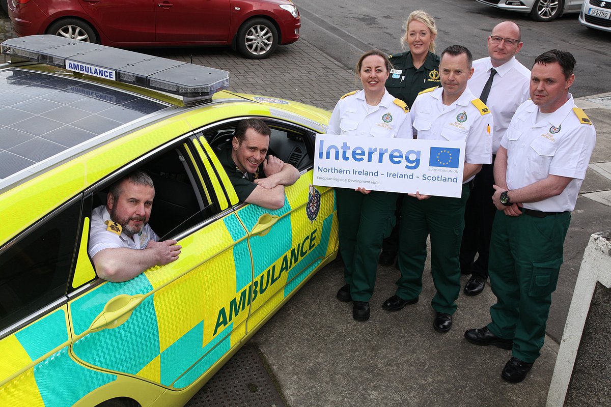 The ‘Cross border Community Paramedic (CP) Project' has been nominated for an EU #RegioStars award &amp; YOUR VOTE is needed! This #INTERREGVA Project involves CPs treating citizens in their community. Voting open until 9 July. Click bit.ly/2WHZImO &amp; scroll down to vote 🙏