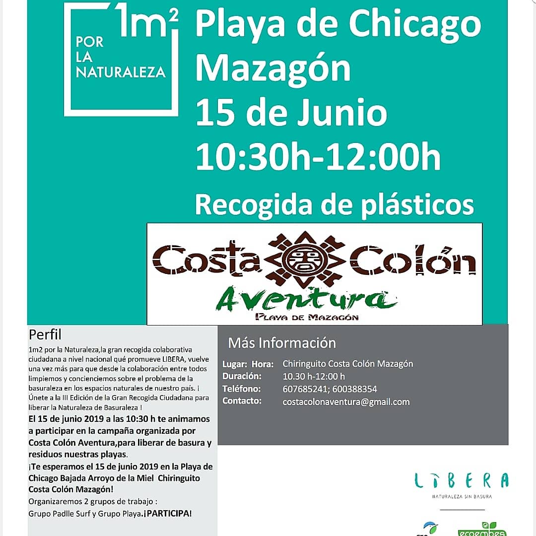 ch_costacolon's tweet photo. ¡ Te animamos a participar mañana en la gran recogida ciudadana contra la basuraleza !
¡ Limpiemos nuestras playas de plásticos y basuras ! ✅Sábado 15 jun a las 10:30h 
Playa de Chicago
#ChiringuitoCostaColónMazagón #ChiringuitoResponsable #Libera1m2 #héroeslibera https://t.co/essRwuQ0YQ