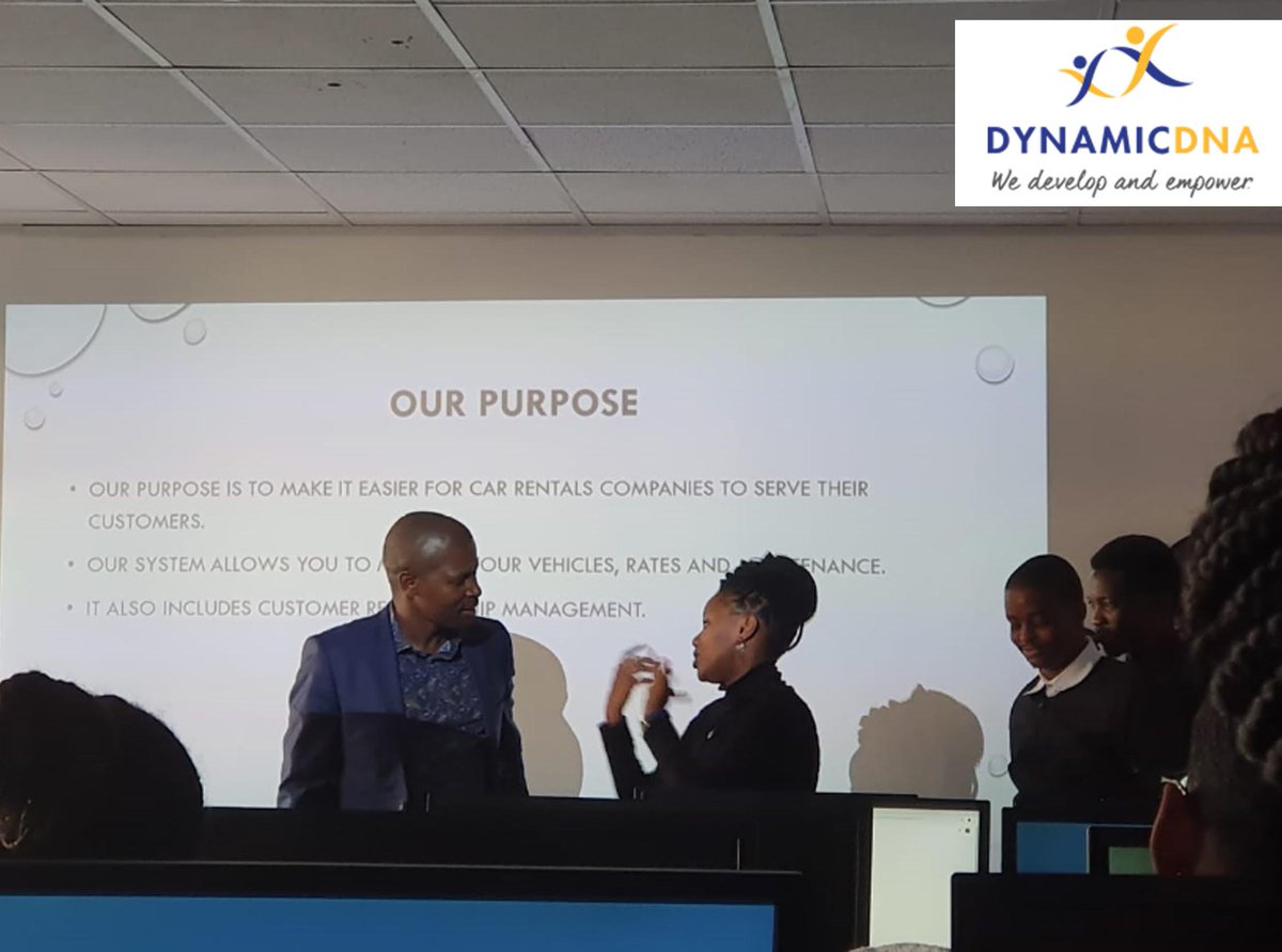 dynamic_dna's tweet photo. Our Learners showcasing their latest technology solutions they have built to the @MictSeta CEO Mr Mdu Zakwe CA(SA),MBA #4IRready #4IR https://t.co/1b812tBSl9