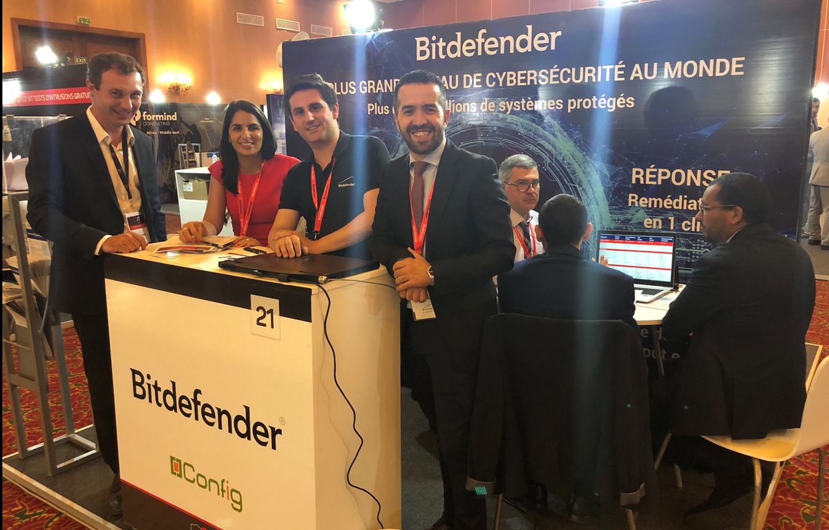 BitdefenderPro's tweet image. [SIT Cybersecurity Forum Marrakech] Après une première journée de rencontres et de rendez-vous, nous vous attendons de nouveau sur notre stand pour échanger sur vos projets de cybersécurité. Et profitez de votre passage pour tenter de gagner un smarphone !
cybersecurity-forum.ma