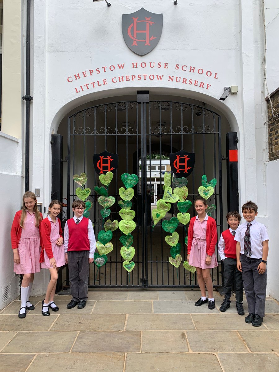 Today marks 2 years since the #Grenfell fire. Year 6 have been busy this week creating green hearts decorated with bio-glitter to commemorate those who lost their lives, homes, family members and belongings. #GreenForGrenfell