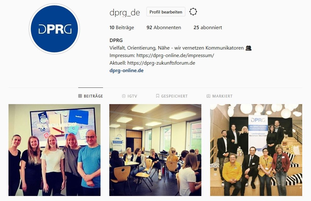 Jetzt neu: Die #DPRG auf #Instagram dprg-journal.de/bundesverband/…