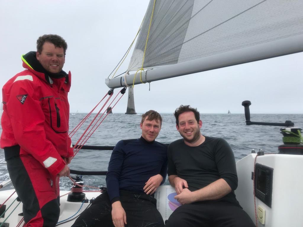 BulfinDominic's tweet photo. A few snaps from our last race “The Myth of Malham”. As we rounded Eddystone Lighthouse. We learned a lot about the boat and our own tactical decision making which will come in very useful in the Fastnet. Placed 12th of 41 this time. #fastnet #boat #Sailing #rorc https://t.co/uCRcmcB1BG