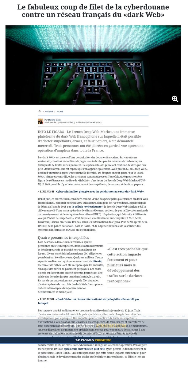 8erurier's tweet photo. En plus de la fermeture de la plate-forme commerciale du FDW-market, la plus grosse communauté francophone en onion vient de voir son forum fermé, sûrement du à la fin de Liberty Hackers qui hébergeait différent services onion..
Rip v1ct0r https://t.co/2RbKH2AEgL