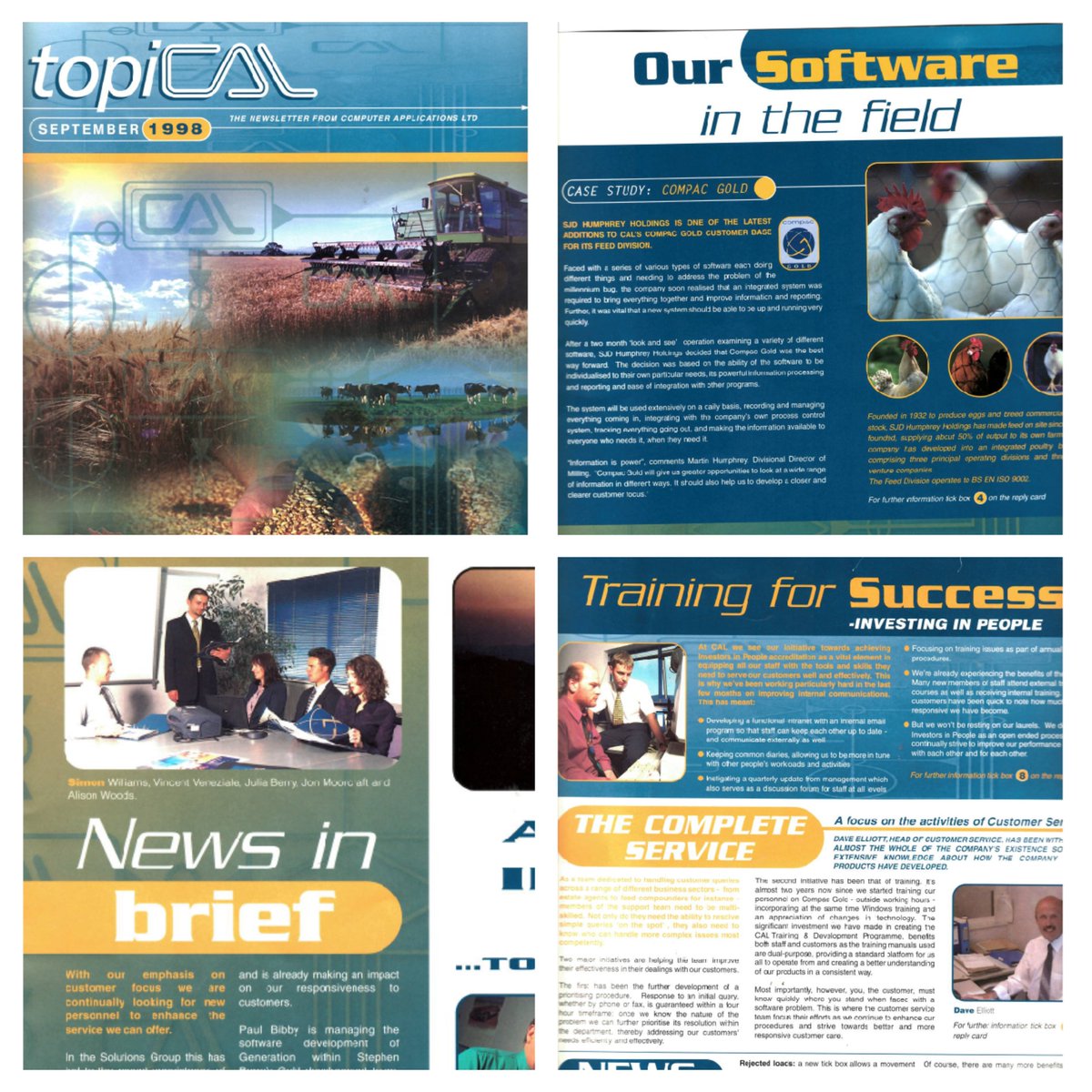 primetics's tweet photo. Here is a little insight into our 1998 newsletter, with some faces who are still with us! We discuss why we are market leaders, our software and why customer service is vital! A real journey back through time, but we are still delivering these messages now.
#Primetics https://t.co/bArVIaYeX7