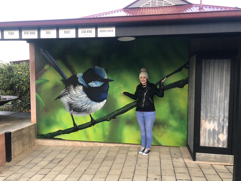 The graffiti behind <a href="/LongviewWines/">Longview Vineyard</a> The Piece Shiraz comes from the Longview street art event  - The Pieces project, where Australian street artists battle it out for a chance to be featured on the label! #Shiraz
