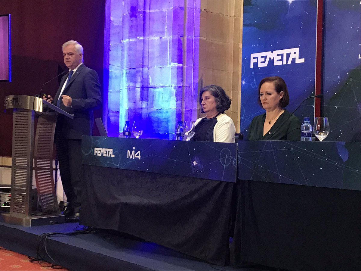 FEMETALAstur's tweet photo. Hoy hacemos repaso del año 2018 en la celebración de nuestra #asambleafemetal un sector sólido y estable en palabras de su presidente Guillermo Ulacia @AICALU #sectormetal #asturias #fabricacionavanzada #metalogos #competitividad https://t.co/c1PZoWCpiZ