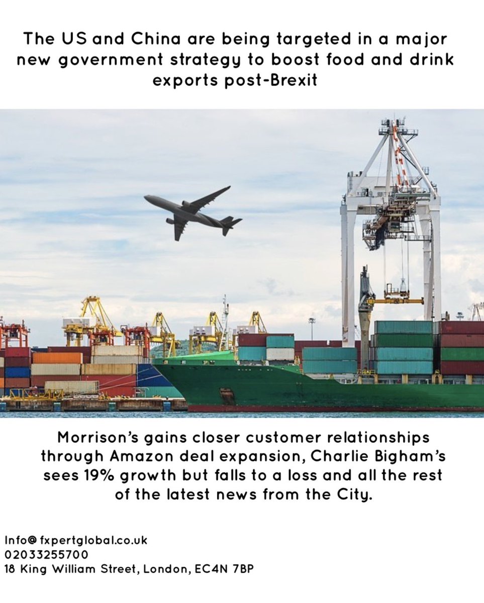 CremelloCM's tweet photo. UK readies US and China food export push

#exporting #import #export #importing #dry #woolhub #trusted #welcome #wholesale #retail #crossbordertrade #exportfromindia #qualityexports #exportimport #startup #makeinindia #cbt #connect #valuable #internationalbusiness #exporters https://t.co/IQtJXJhNdy