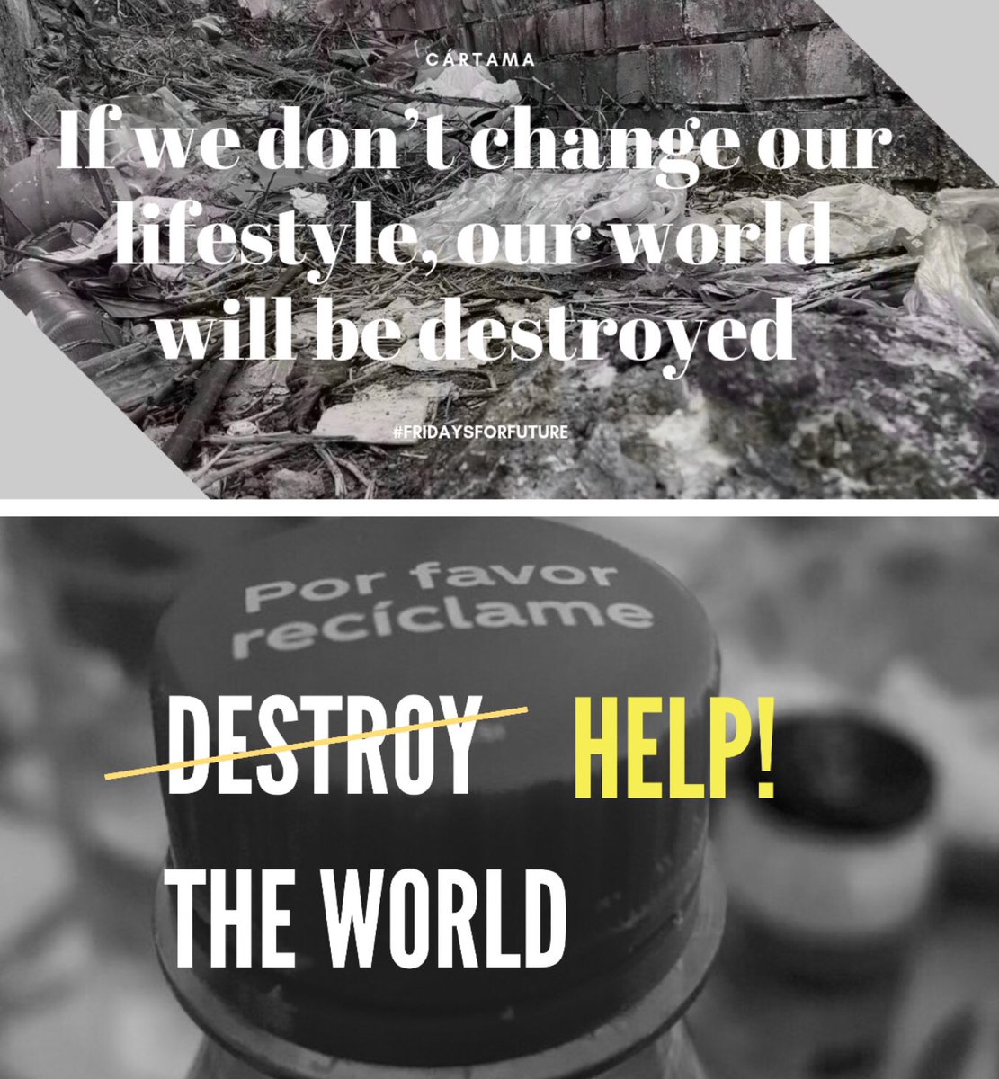InmaRuiz2003's tweet photo. We need to change our lifestyle. The earth is being changed and If we keep on doing this, we will not have life. With this we are destroying our life and biosphere life too. Let’s gather together and make our world better. Without our world we are nothing. 
#fridaysforfuture https://t.co/V8n9iO0Nur