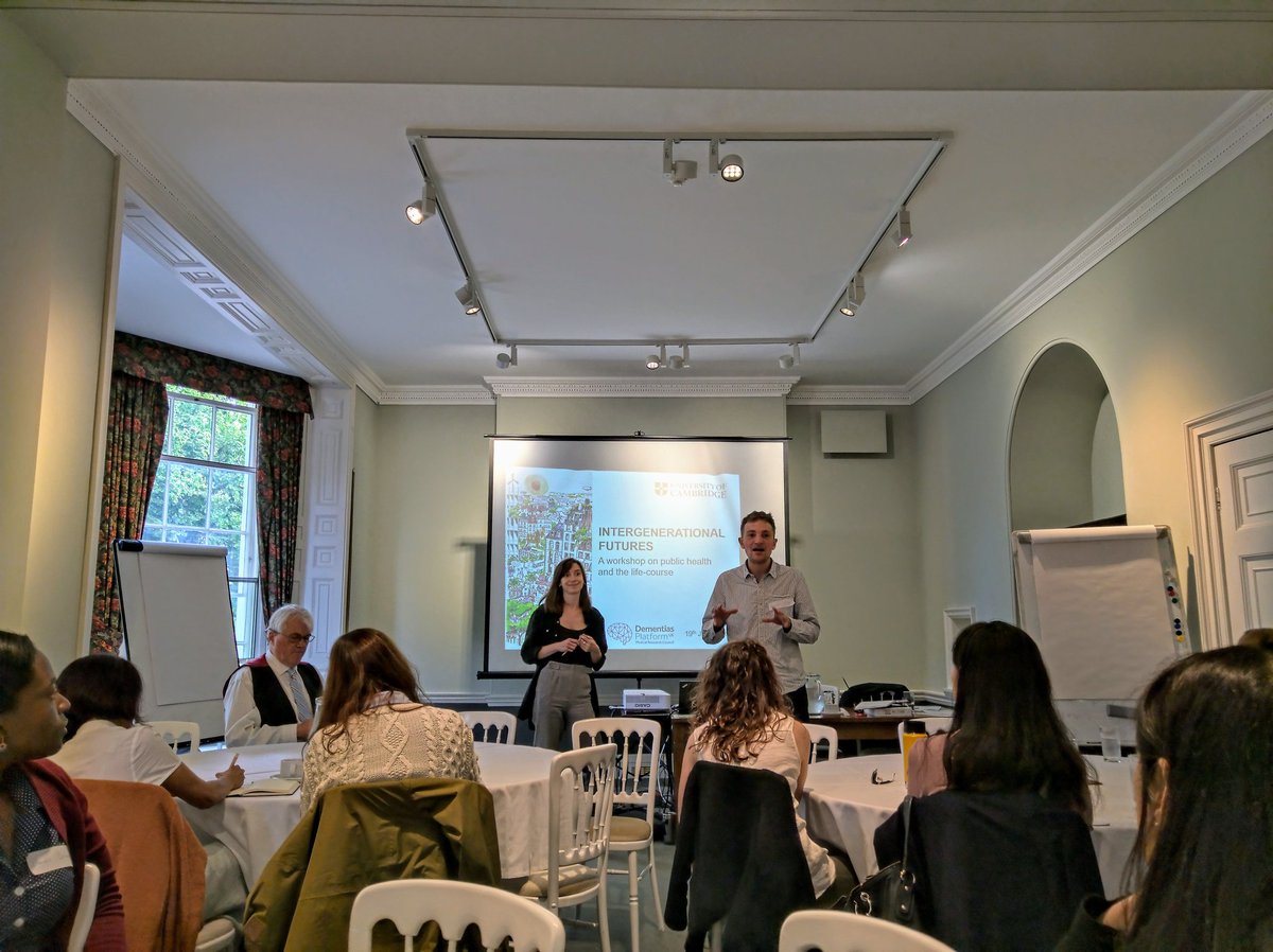 amavrodaris's tweet photo. @rjmilne opening #intergenerationalfutures workshop today @InstPubHealth @DarwinCollege Super agenda ahead - stay tuned ๐ https://t.co/V8TxU7B44U