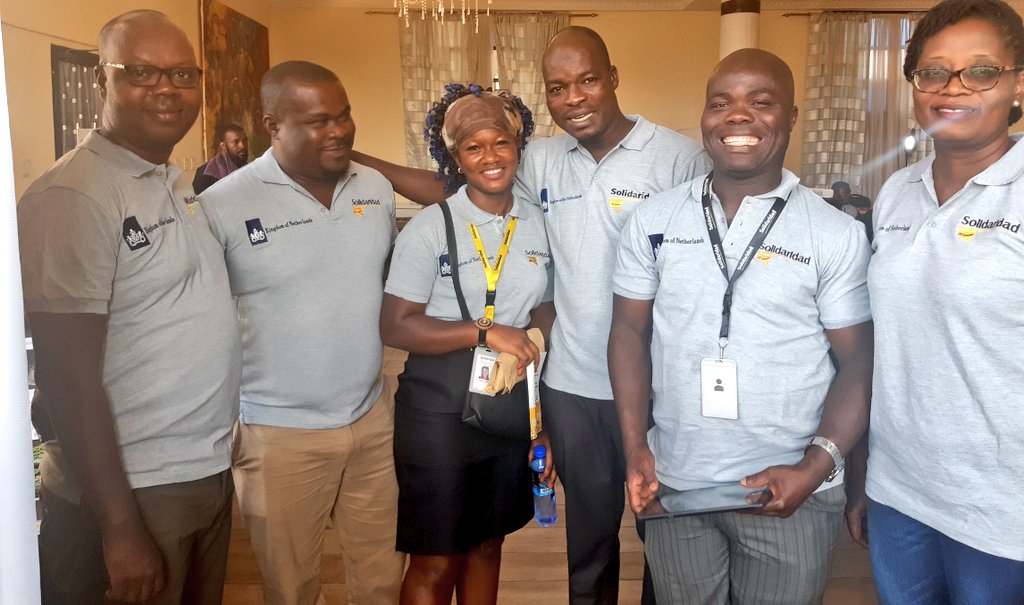 Solidaridad_wa's tweet photo. All is  set to officially launch two new programs,#CORIP and #SWAPP  today to post the production of cocoa and oil palm in Liberia. #CORIP #SWAPP  are funded by @NLinGhana   #Solidaridad50 ##ChangeThatMatters https://t.co/5gjWwgJIl4