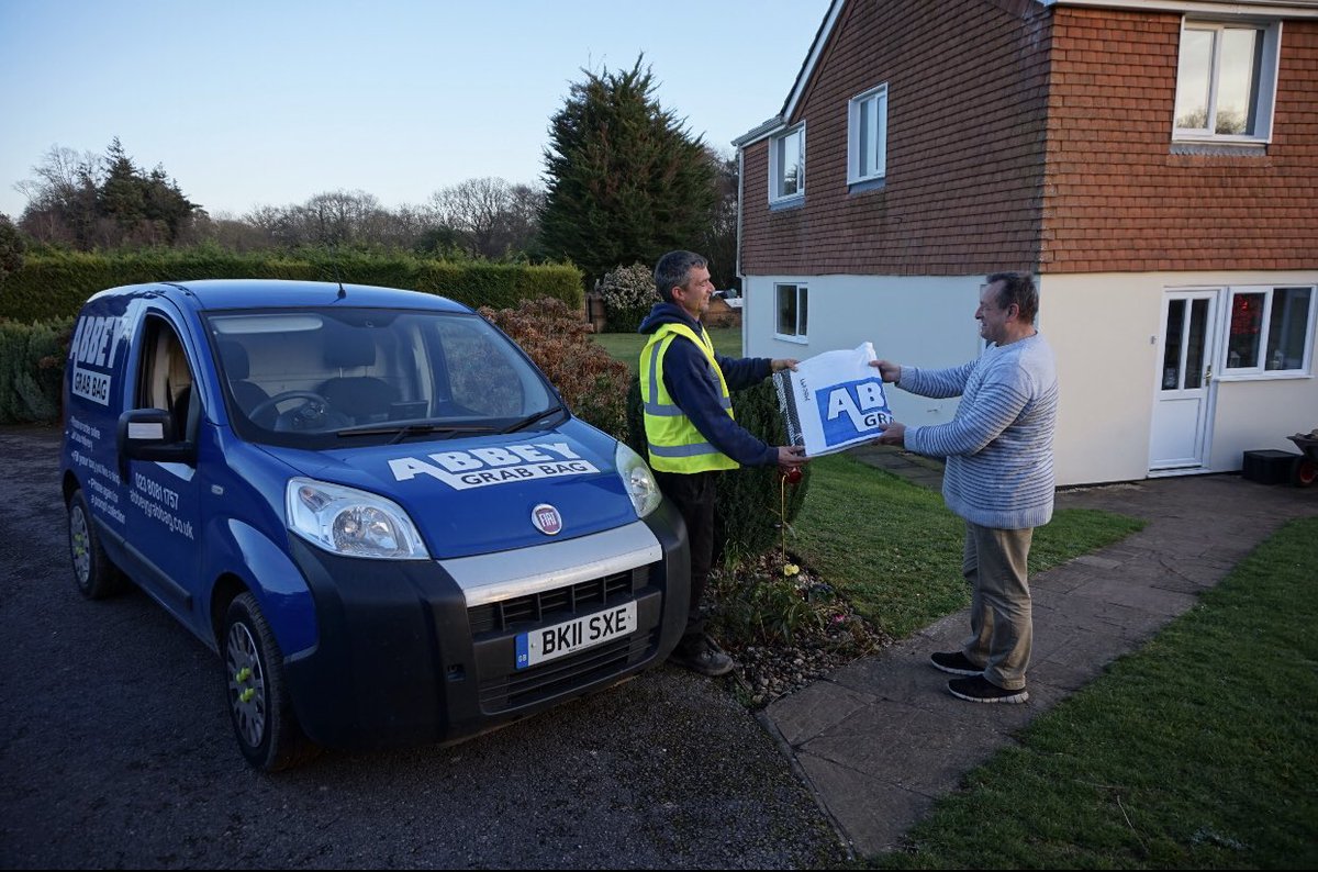 Visit us online at abbeygrabbag.co.uk. We can collect your own bags, whether builders merchant bags or Hippo bags. Or, if you need one of our bags order online or give us a call on 02380811757