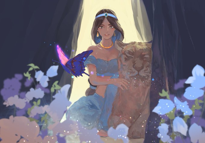 ジャスミンのtwitterイラスト作品