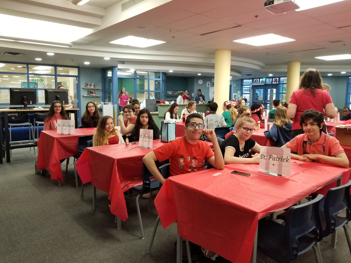 TGPartridge's tweet photo. The Red Maple celebration at Sacred Heart is ready to start!

#StPatricksOCSB #IamStPats https://t.co/vNG8bVHeAR