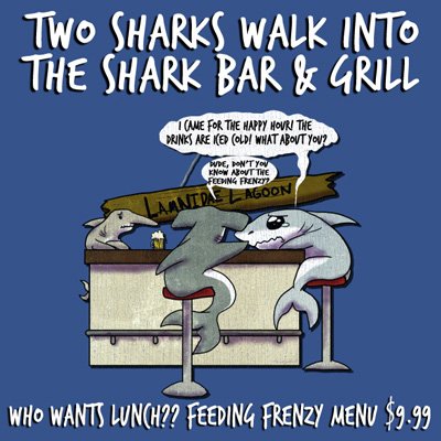 SharkBarFMB's tweet photo. A Feeding Frenzy happens Every Day at the SB&amp;G! Our FF menu has scrumptious selections for just $9.99 and they include two drinks! Come have lunch with us today! #LunchBreak #eat #fortmyersbeach https://t.co/oJWr2SpCqz