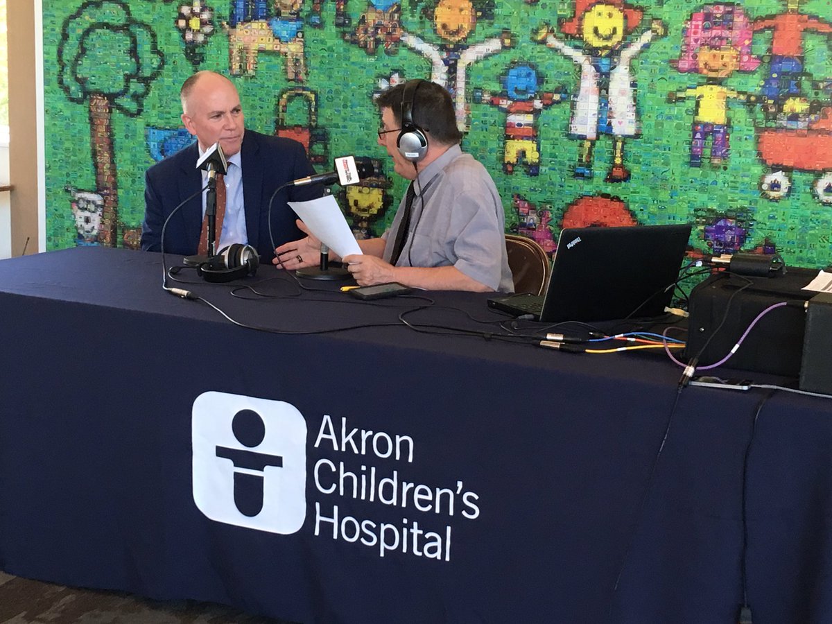 ACHResearch's tweet photo. Listen to Chief Research Officer Michael Kelly on #WHBC radio now! #hospitalweek #ACHresearch @AkronChildrens https://t.co/4ROJTBxb5T