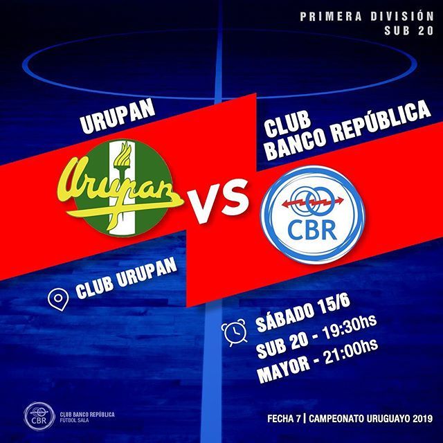 CBRFutsal's tweet photo. #FECHA7 🏆7⃣ Mañana sábado nos vamos a Pando a enfrentar a Urupan! 💪🏻⚽
•
•
#VAMOSBANCO #HASTAELÚLTIMOESFUERZO #cbrfutsal #futsaluruguay #cbr #cbrfutsalprimera #cbrfutsalsub20 #campeonatouruguayo #auffutsal https://t.co/iCuRT0pTlT https://t.co/LC4cgRWVAC