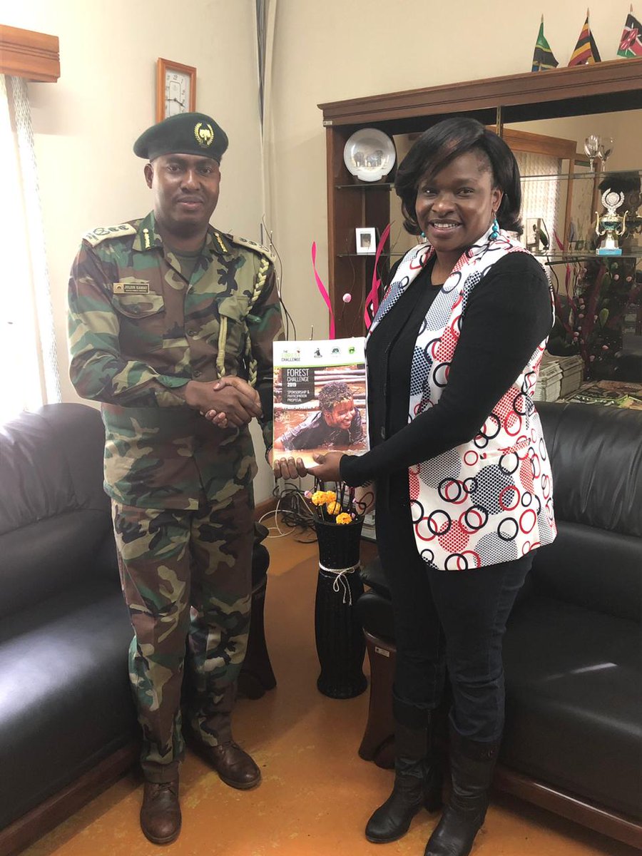 eawildlifeED's tweet photo. Received a courtesy call today from @CCF_Kenya Julius Kamau. Had fruitful discussions about the upcoming Forest Challenge 2019 that will take place on 30th November, in Kereita Forest. Mark your calendars! Come participate in forest conservation #funfornature
@KeForestService https://t.co/azVNhNb5oN