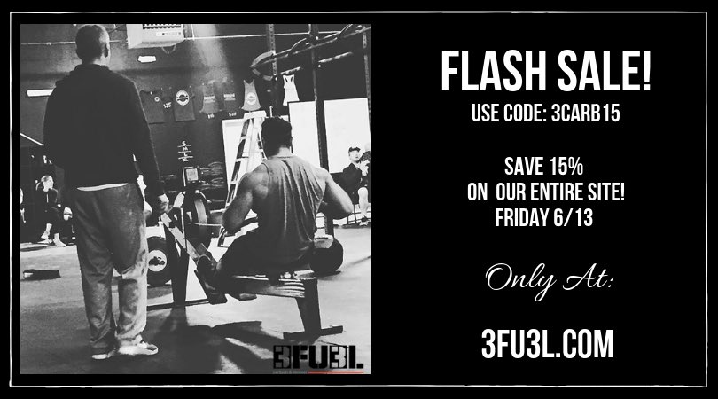 Sitewide 🔥FLASH SALE🔥is happening now at 3FU3L.com!