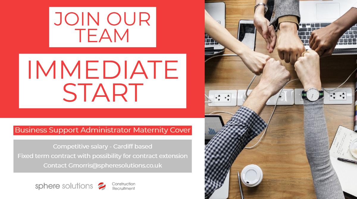 If you want to know more about the role please contact Gemma - Gmorris@spheresolutions.co.uk or call on 02920813331
#jobs #cardiff #cardiffjobs #officework #spheresolutions