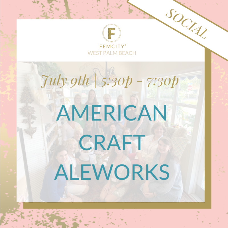 FemCityWPB's tweet photo. It's summer time and we're switching it up! If you couldn't make it to the luncheons, please join us for our next event on July 9th in the evening! We'd love to meet more of the Fems in the area! https://t.co/ptdNFwC1Mt