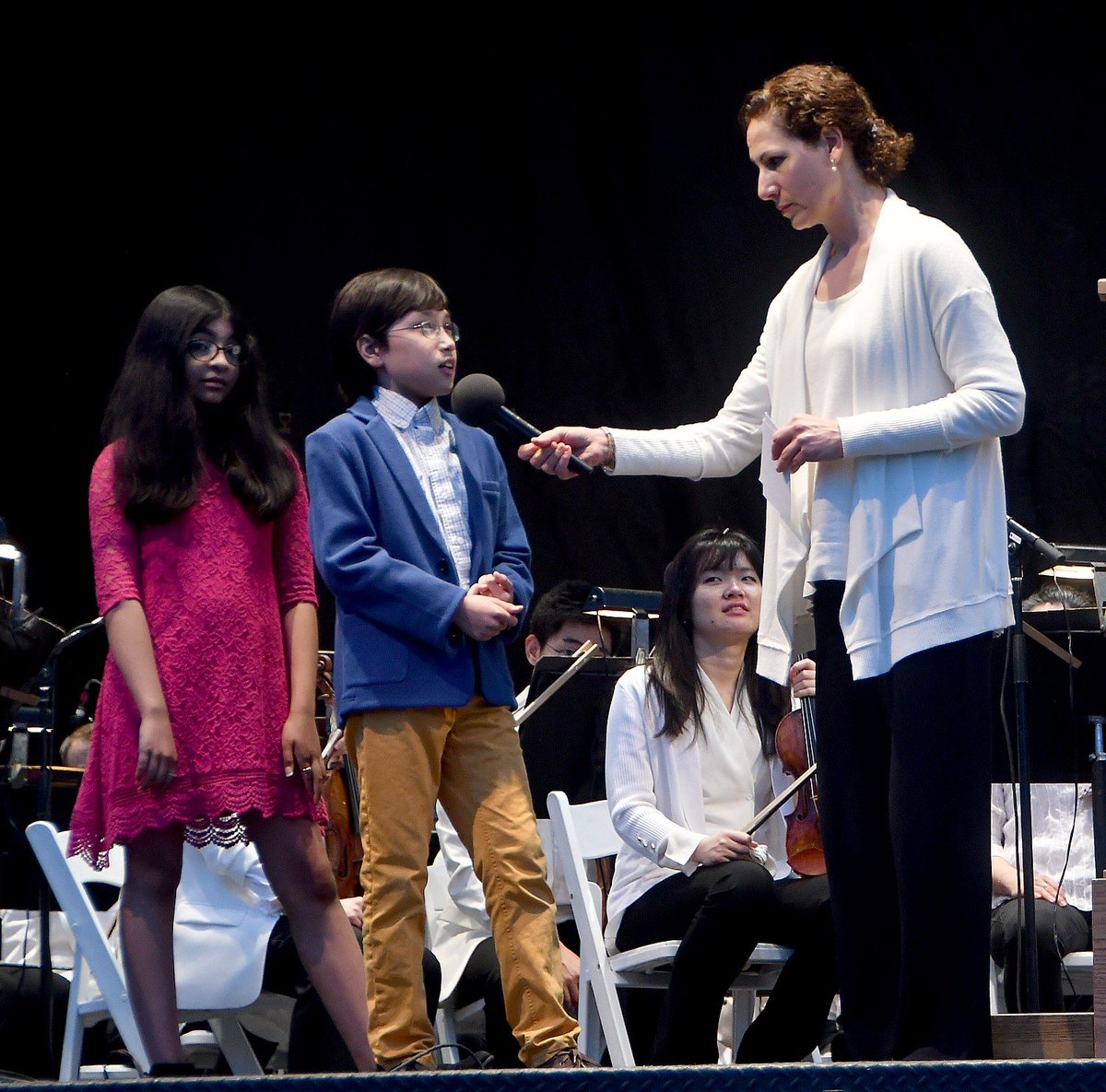 TravelFeatures's tweet photo. Be prepared to be amazed at performances of Young Composers works, 12-year olds Nilomi Weerakkody and Mack Scocca-Ho, at tonight’s New York Philharmonic Concert in Prospect Park .@nyphil #nypparks .@NYCGo https://t.co/yuP1afkuv4