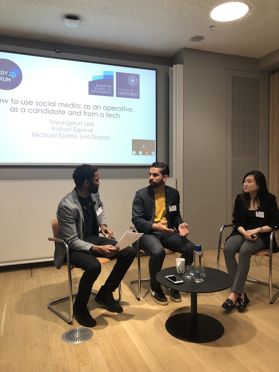 Ready2Run2019's tweet photo. How do you keep things interesting on social media? “Be authentic, don’t start every tweet with how proud you are to be there,” says NYC Council Member @RLEspinal #ReadyToRun https://t.co/9taXHSsobO
